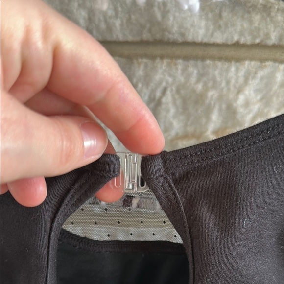 Black Mesh Neckline Sleeveless Bodysuit Girls 3XL - Picture 5 of 6